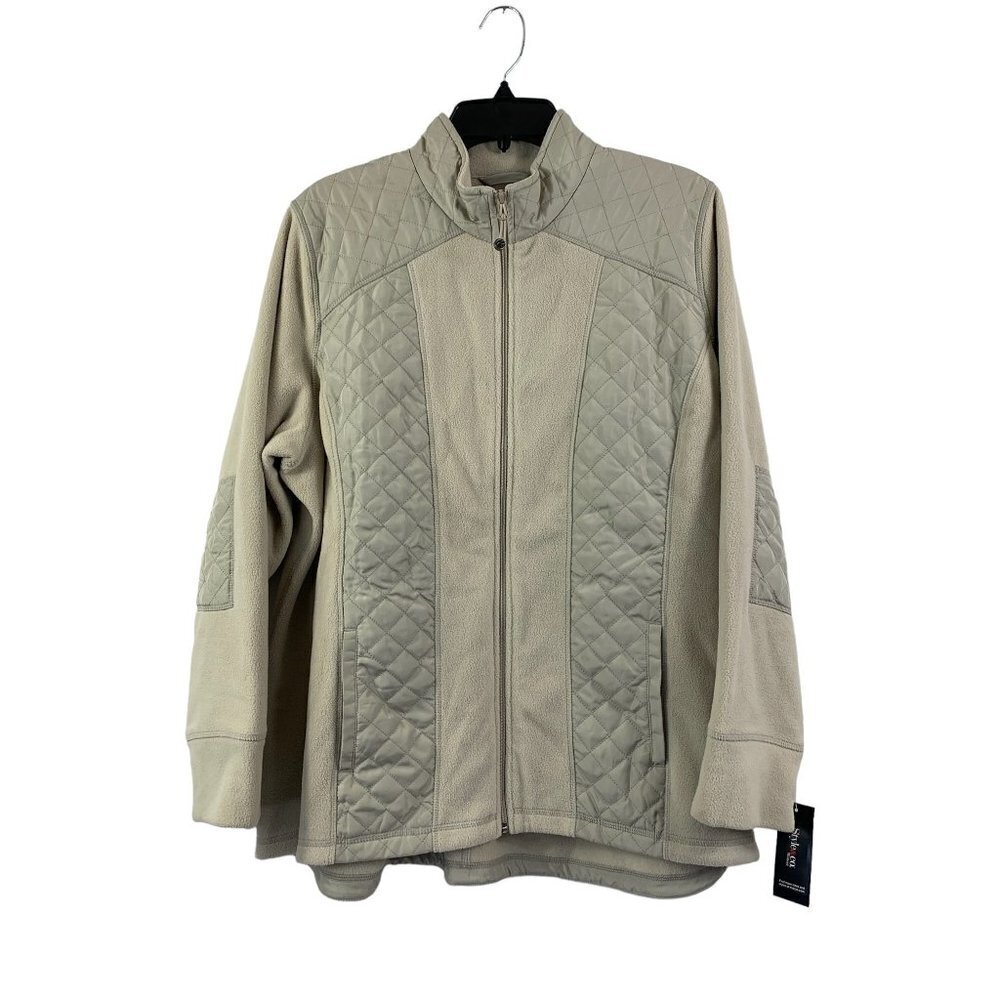 Style & Co Women's Cashmere Quilted Jacket
